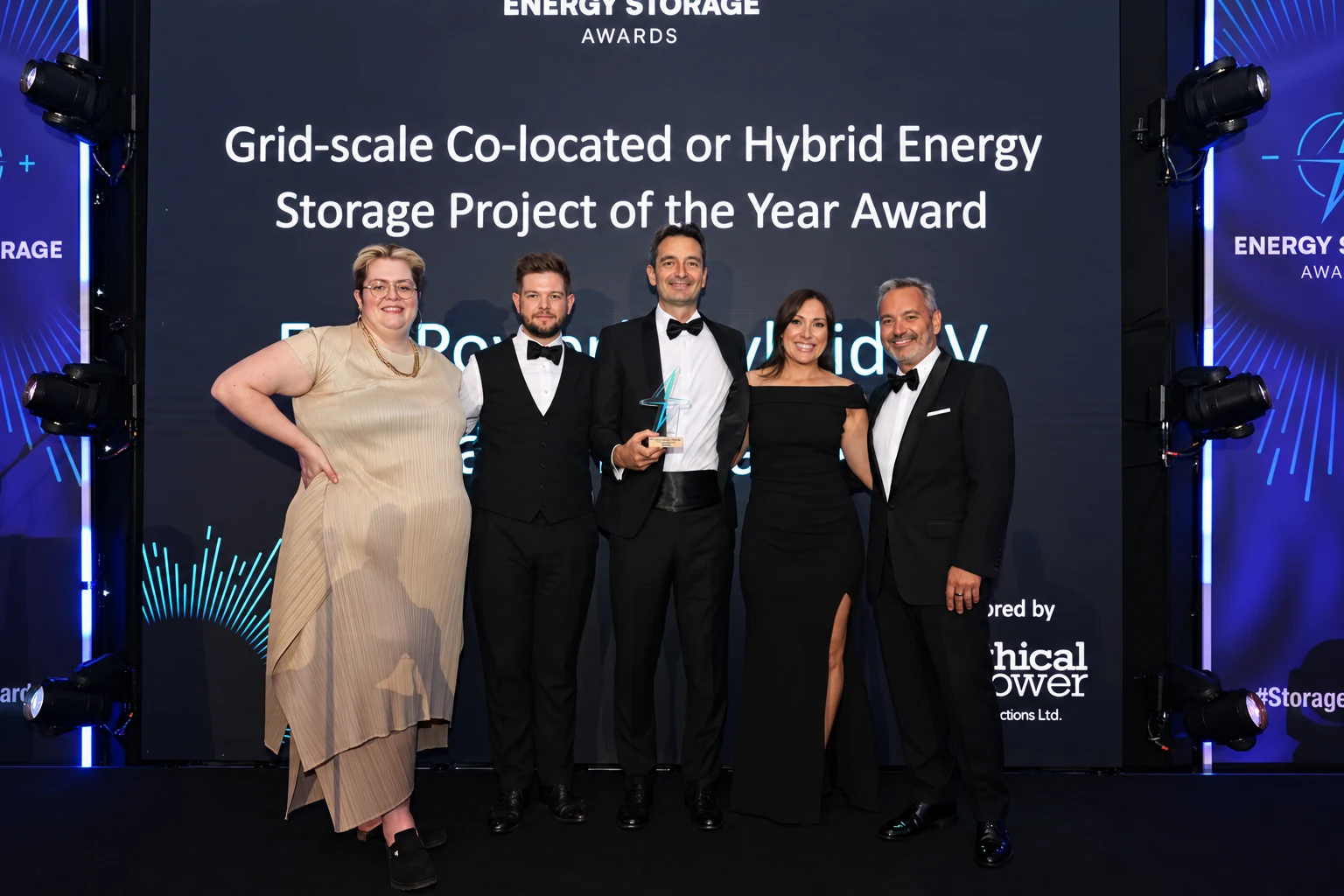 Η EasyPower παραλαμβάνει το βραβείο Energy Storage Awards στο Λονδίνο το 2023